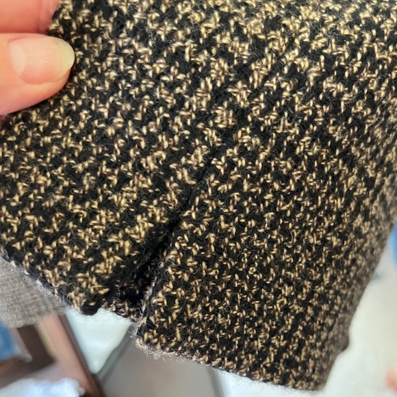 VTG Ann Taylor 100% Virgin Wool Window Plaid Jacket - Picture 8 of 13